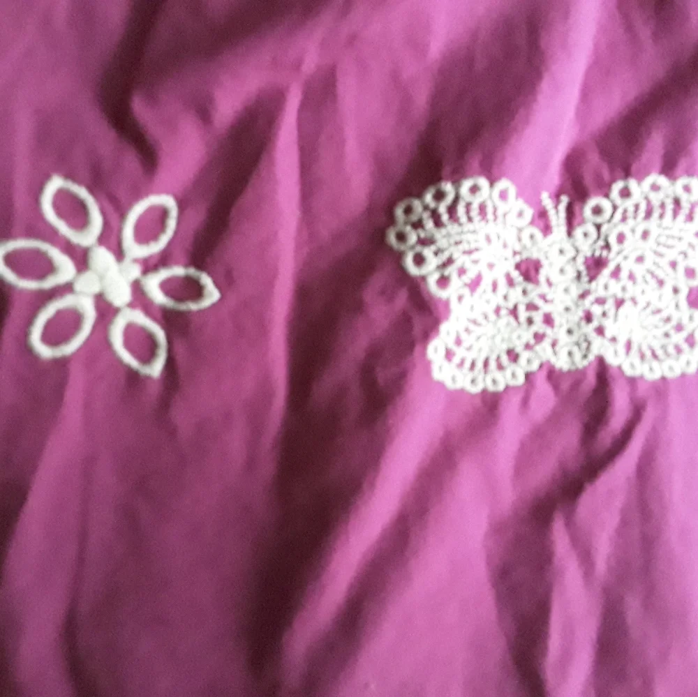 Sugar California Floral Butterfly Magenta Sundress - Picture 4 of 8